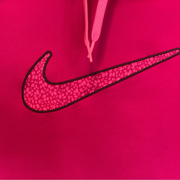 Women’s Pink Nike Thermafit Hoodie Sweatshirt, size Medium - Picture 3 of 6